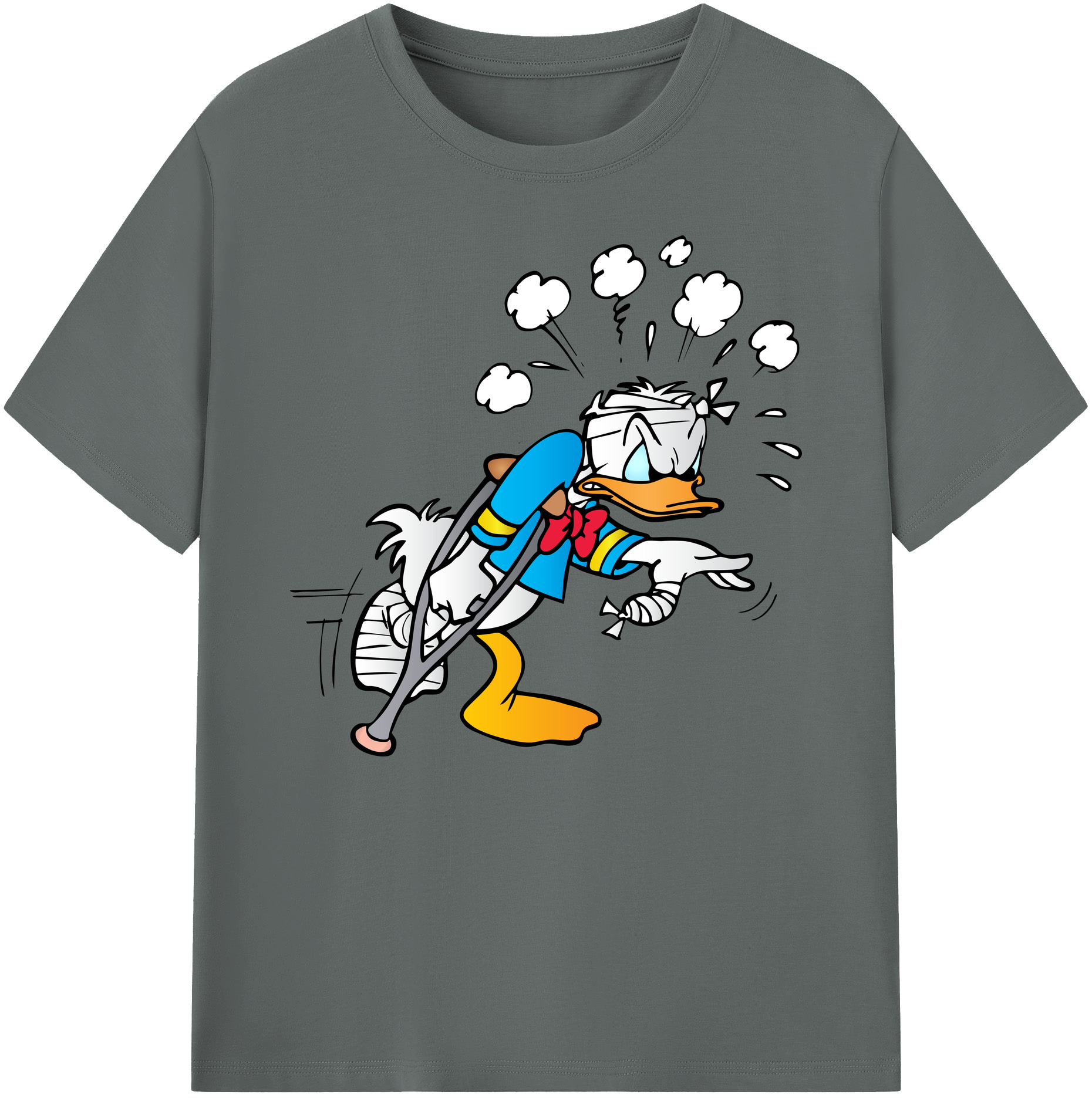 ミッキーマウス Mickey Mouse 綿100％ メンズ半袖Tシャツ｜肌触りやわらか＆通気性